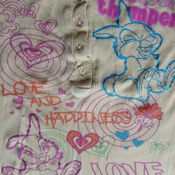 Disney Yellow Thumper Tank Top - Picture 2 of 2